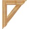 Ekena Millwork Traditional Traditional Rough Sawn Bracket, Western Red Cedar, 6"W x 32"D x 38"H BKT06X32X38TRA01RWR - alternate 4